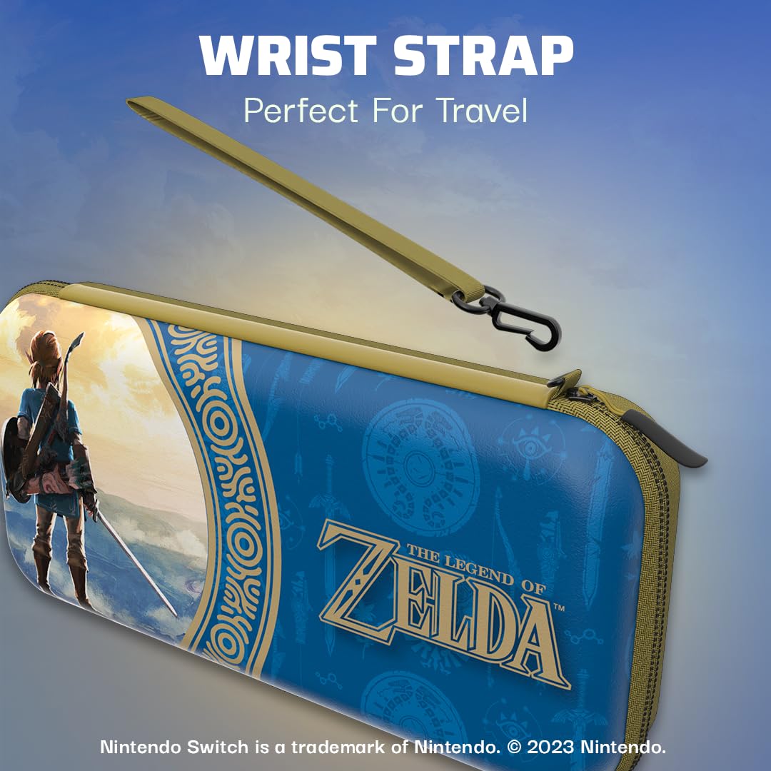 Funda Pdp Estuche De Viaje Hyrule Azul ( NINTENDO SWITCH - ) - Almacenamiento Funda Pdp Estuche De Viaje Hyrule Azul ( NINTENDO SWITCH - ) - Almacenamiento